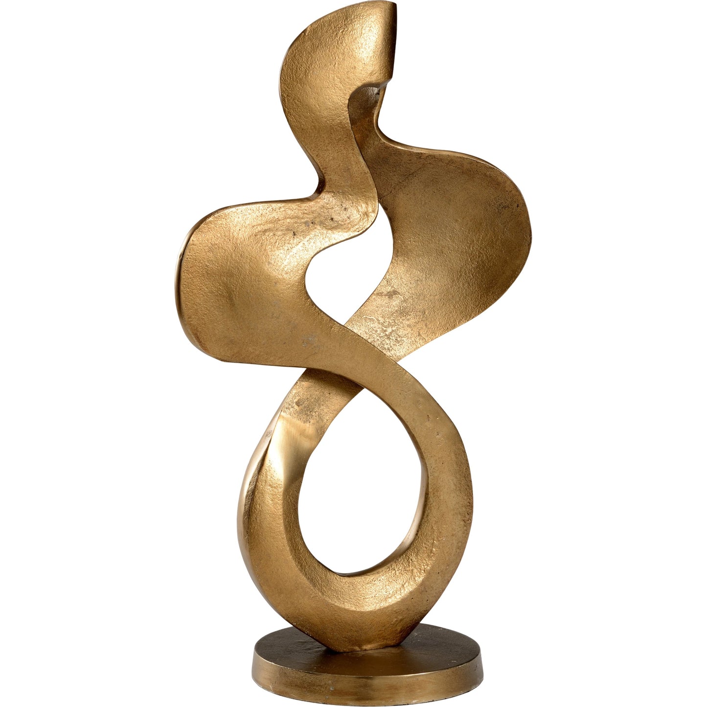 001 SR-386517 | Additional Silo | Swirl Sculpture by Wildwood in antique bronze. Made from cast aluminum in a modern style.