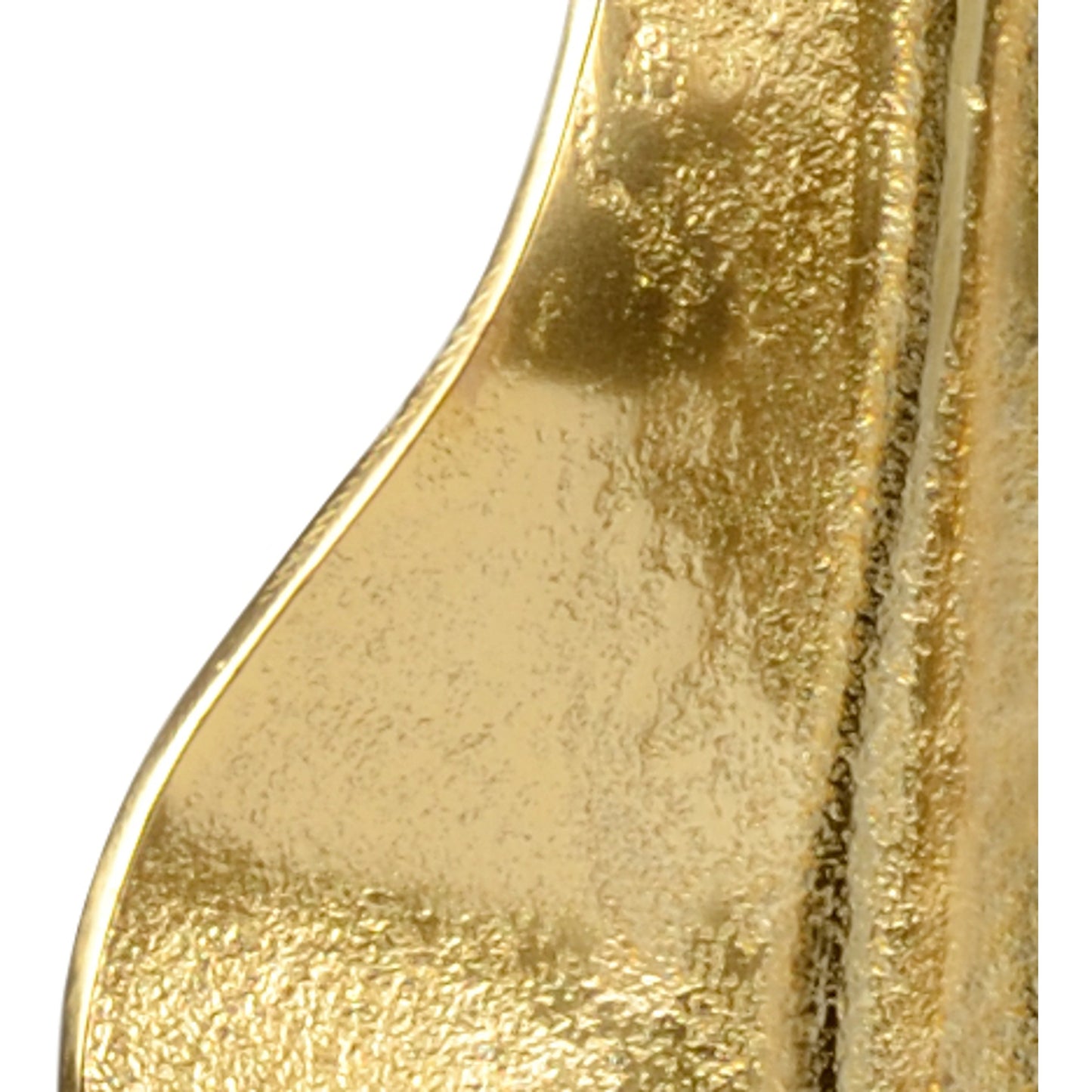 013 SR-384780 | Closeup | Banana Leaf by Wildwood in gold, natural black. Made from aluminum in a transitional style.