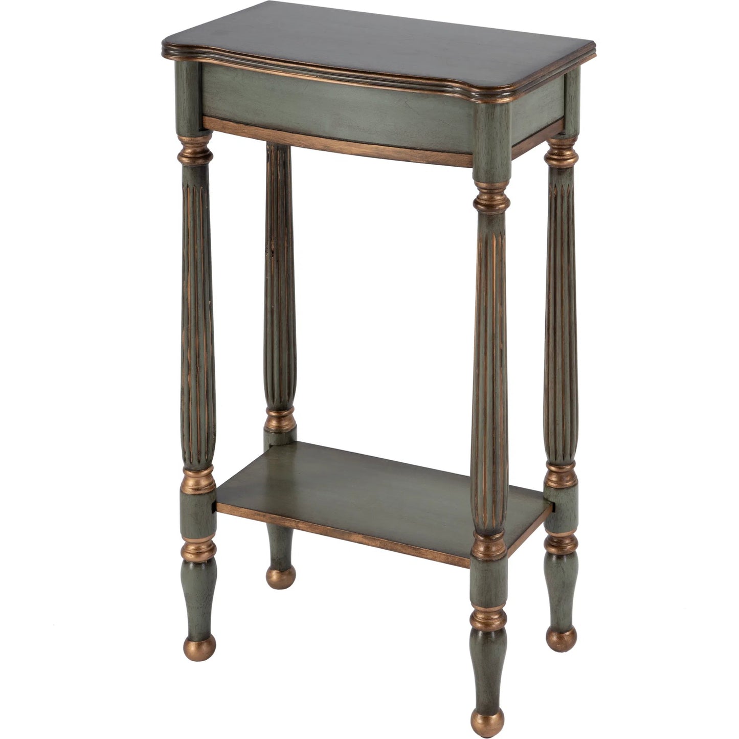 001 SI-2334048 | Primary Silo | Whitney Console Table by Butler Specialty Company. Made from rubberwood, cherry veneer, mdf in a unique style.