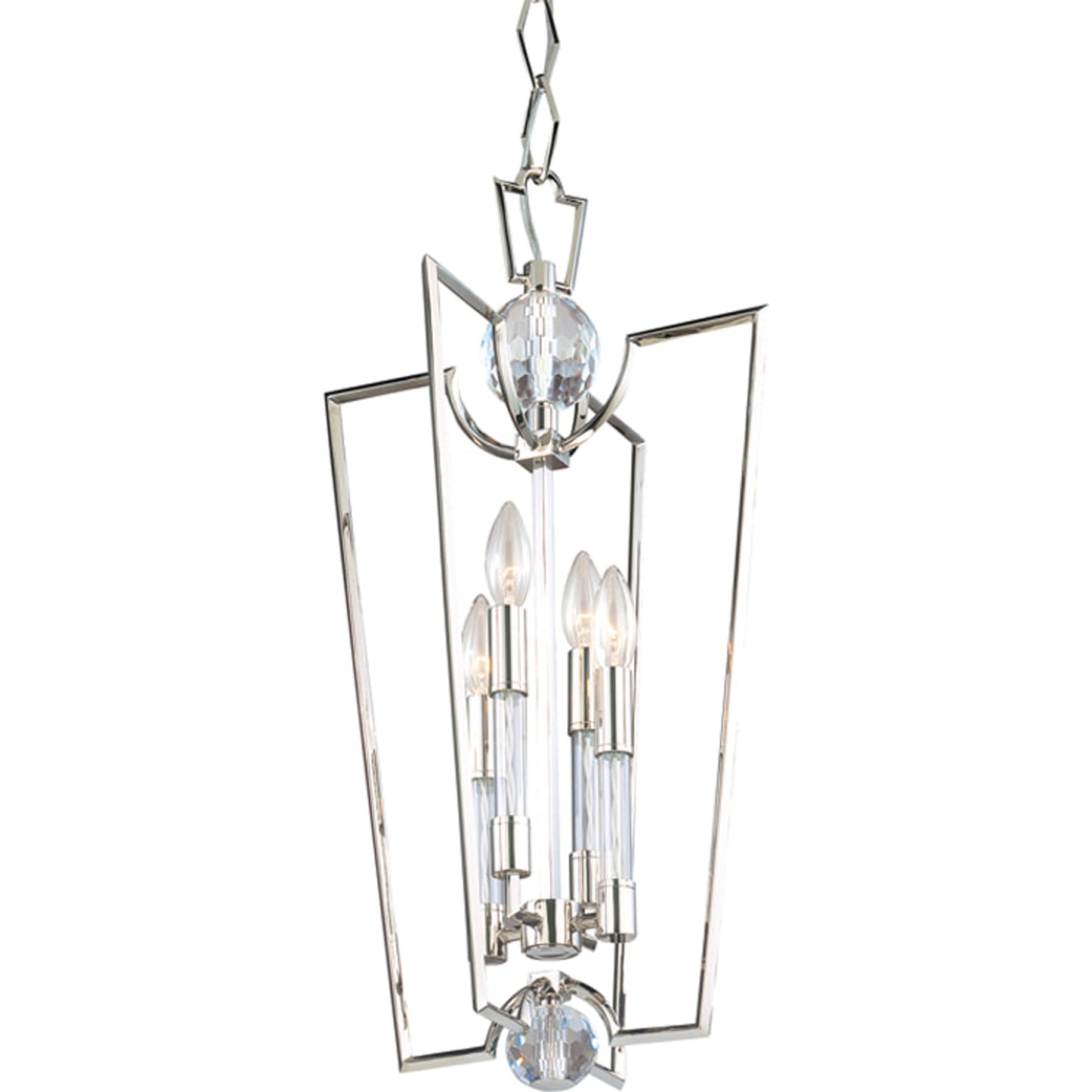001 S-309705 | Primary Silo | Waterloo Pendant by Hudson Valley in polished nickel. Made from steel in a transitional style.