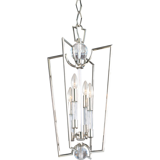 001 S-309705 | Primary Silo | Waterloo Pendant by Hudson Valley in polished nickel. Made from steel in a transitional style.