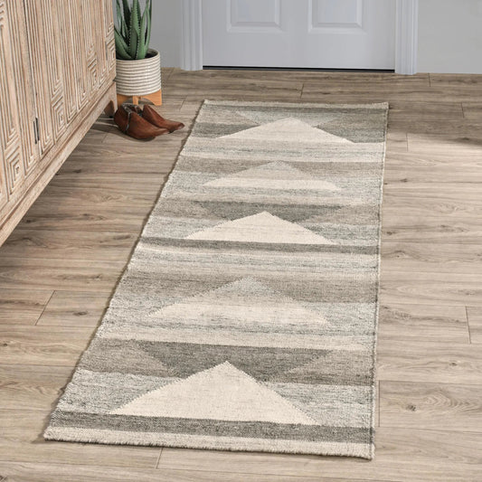 Tierney Indoor Outdoor Geometric Gray Accent Rug by Villa by Classic Home in gray, multi. Made from 100% polyester in a unique style.