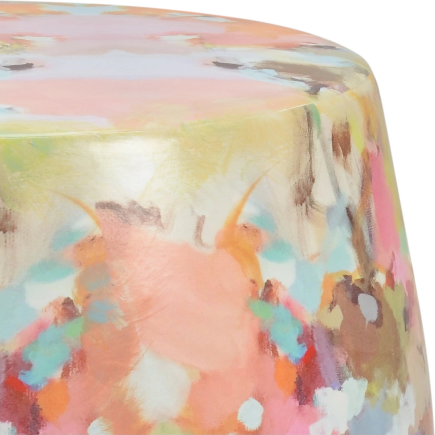 002 SR-782817 | Additional Silo | Under the Sea Garden Seat by Wildwood in green, blue, orange. Made from ceramic in a eclectic & global style.