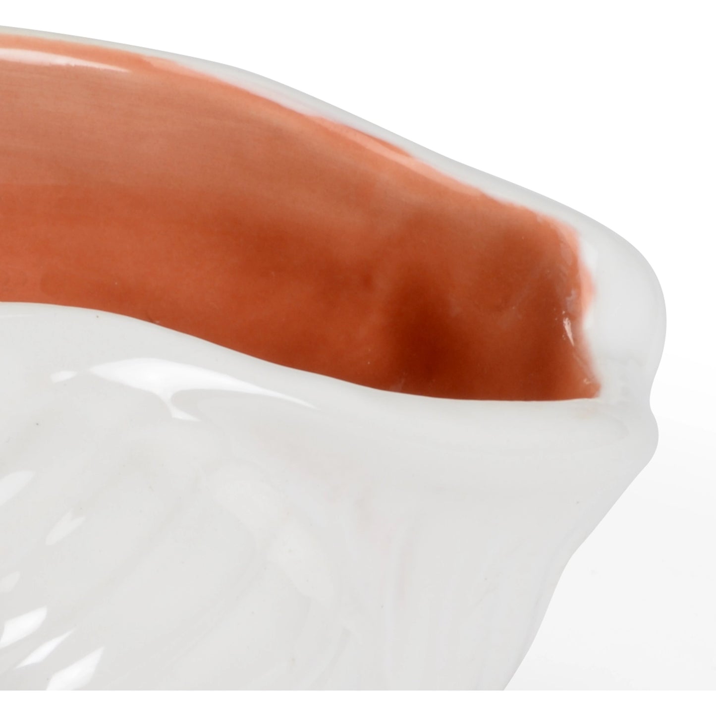 002 SR-782766 | Additional Silo | Marco Shell by Wildwood in white, coral. Made from ceramic in a coastal style.