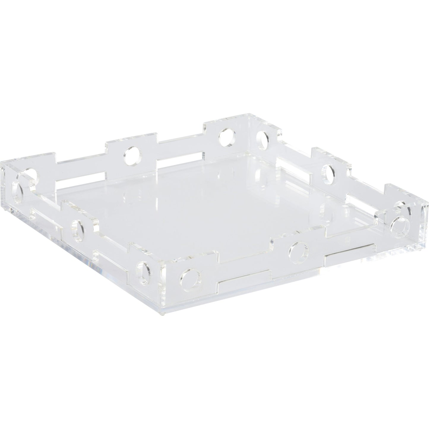 001 SI-2105035 | Primary Silo | Jacquay Tray by Wildwood in clear. Made from acrylic in a modern style.