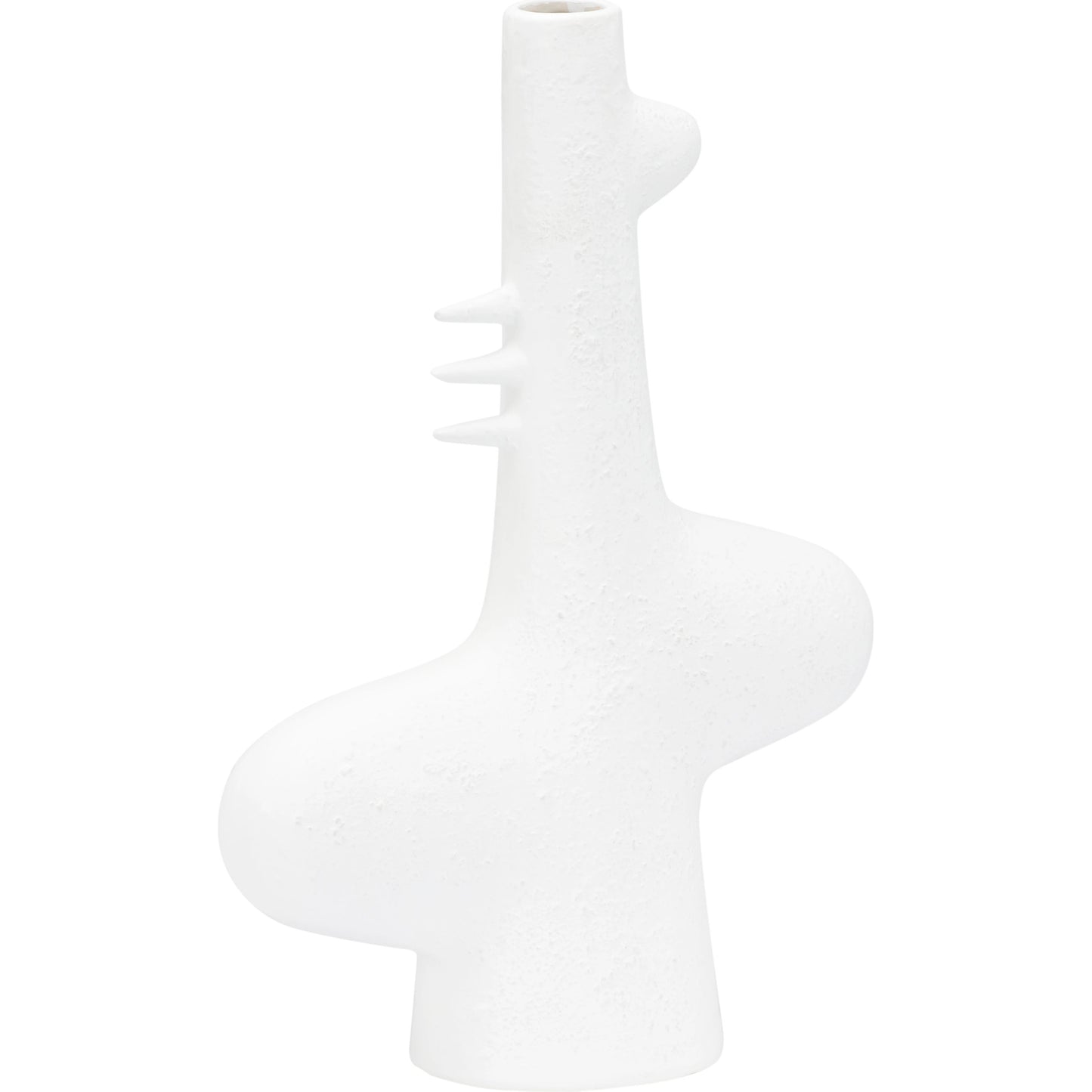001 SI-2105069 | Primary Silo | Kona Vase II by Wildwood in sandy white. Made from ceramic in a modern style.