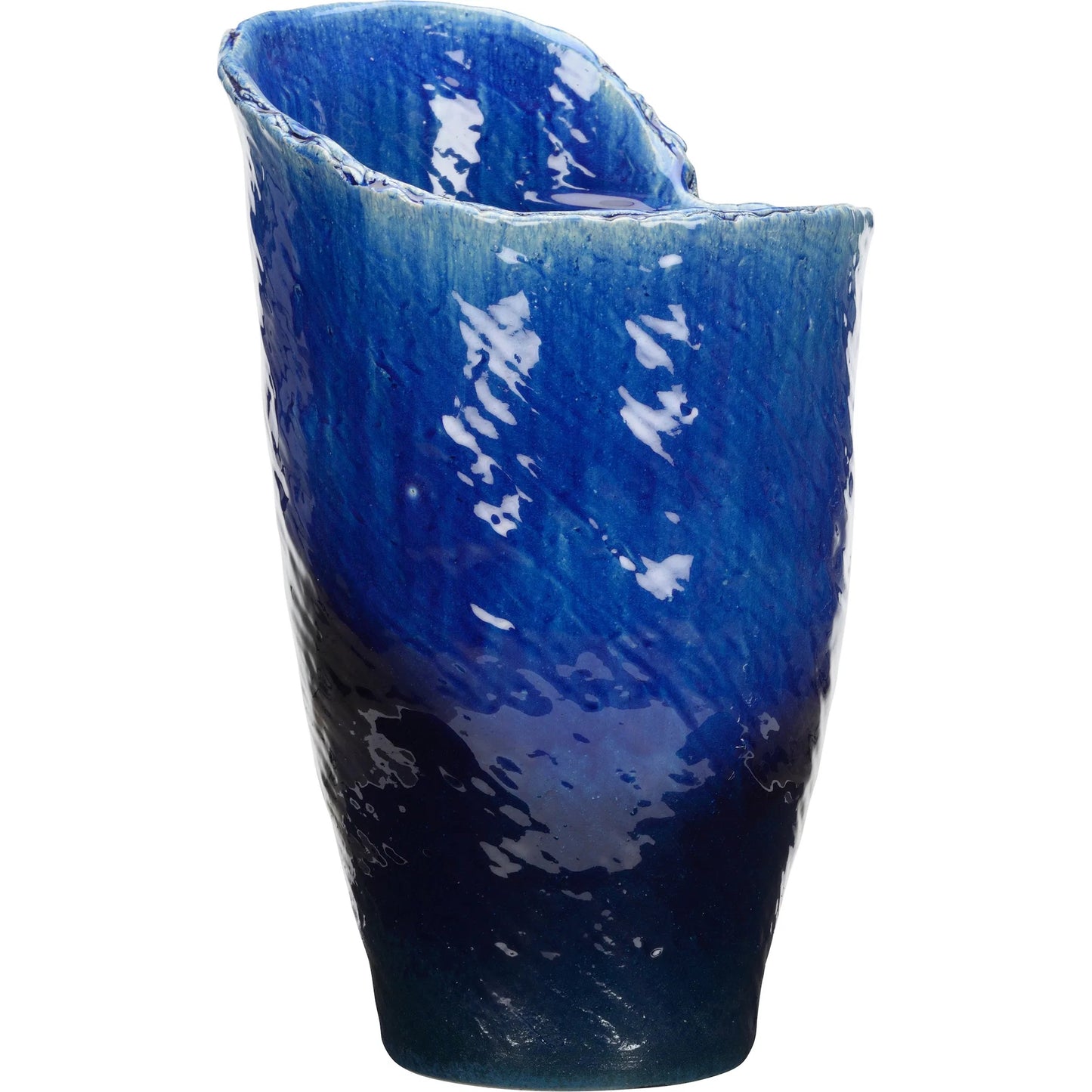 004 SI-2335259 | Additional Silo | Okinawa Vase by Wildwood in blue. Made from unique in a unique style.