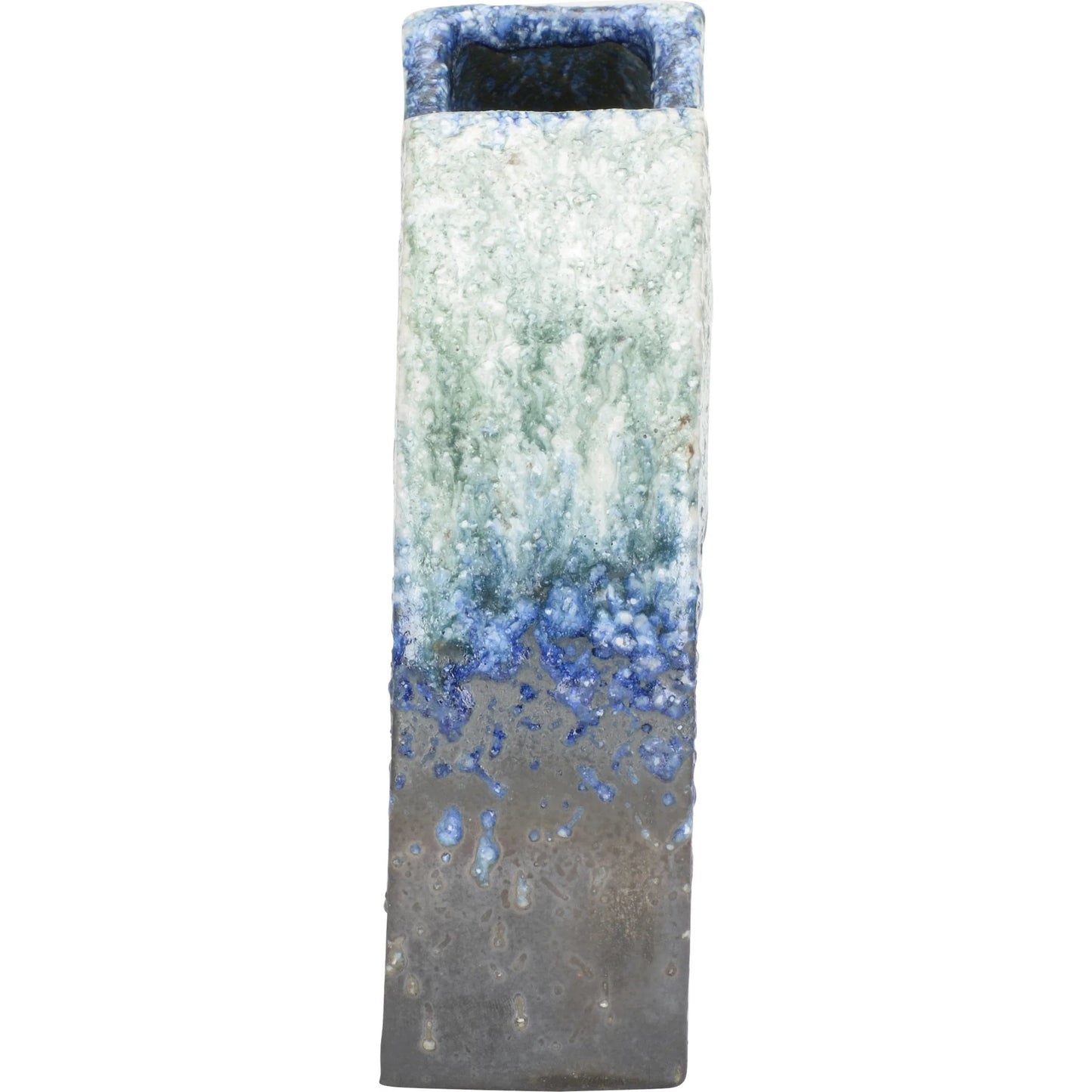 004 SI-2335204 | Additional Silo | Kerama Vase by Wildwood in blue and indigo glaze. Made from unique in a eclectic & global style.