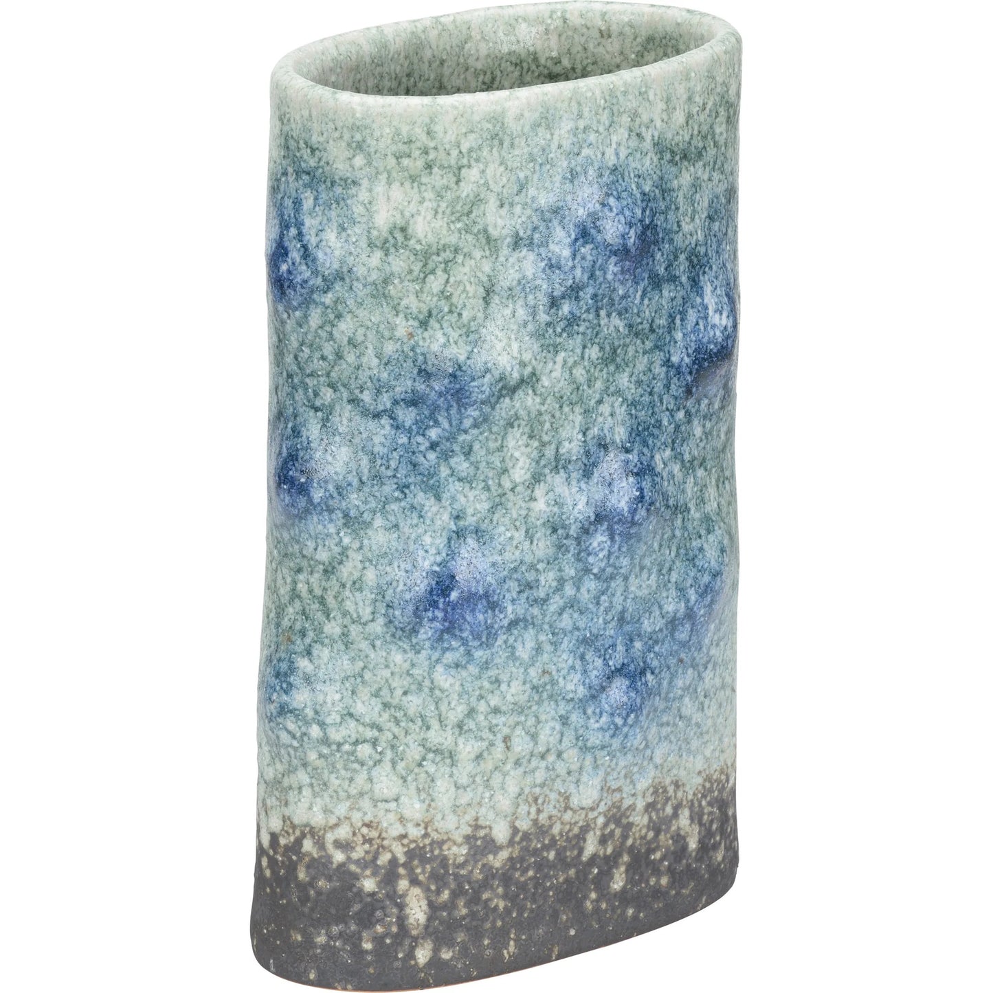 004 SI-2335190 | Additional Silo | Indigo Vase by Wildwood in blue, green and shiga, blue, green. Made from unique in a eclectic & global style.