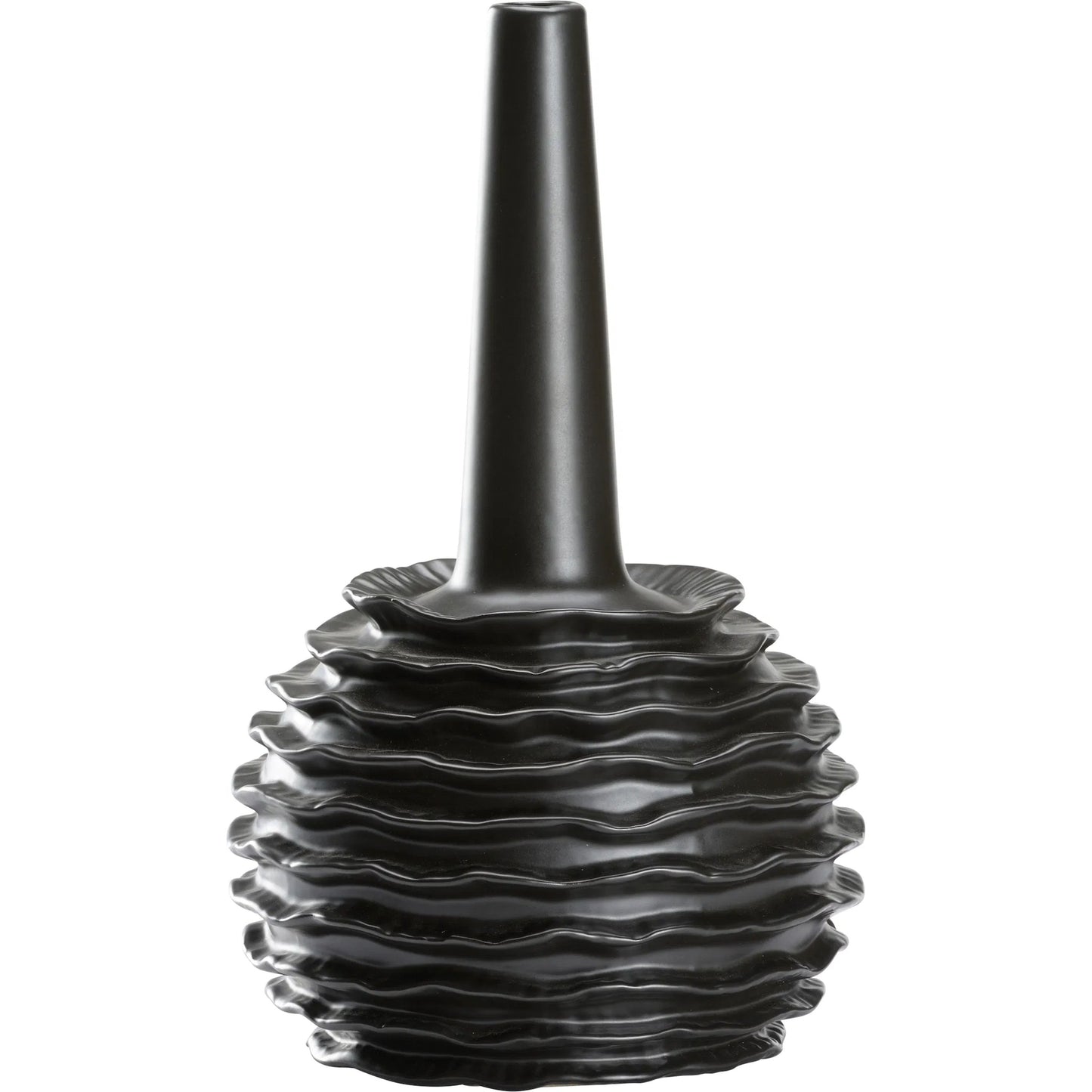 001 SI-2335289 | Primary Silo | Piper Nero Vase by Wildwood in black. Made from unique in a unique style.
