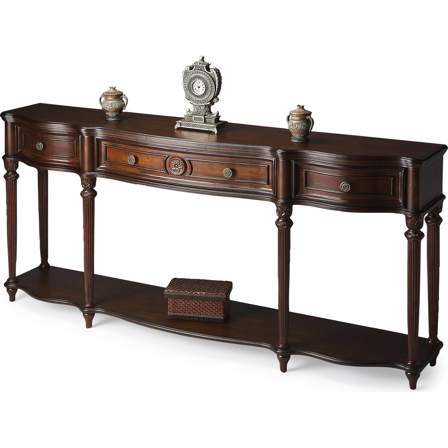 002 O-BUTLER-3028024 | Additional Silo | Peyton Long Console Table by Butler Specialty Company. Made from unique in a traditional style.