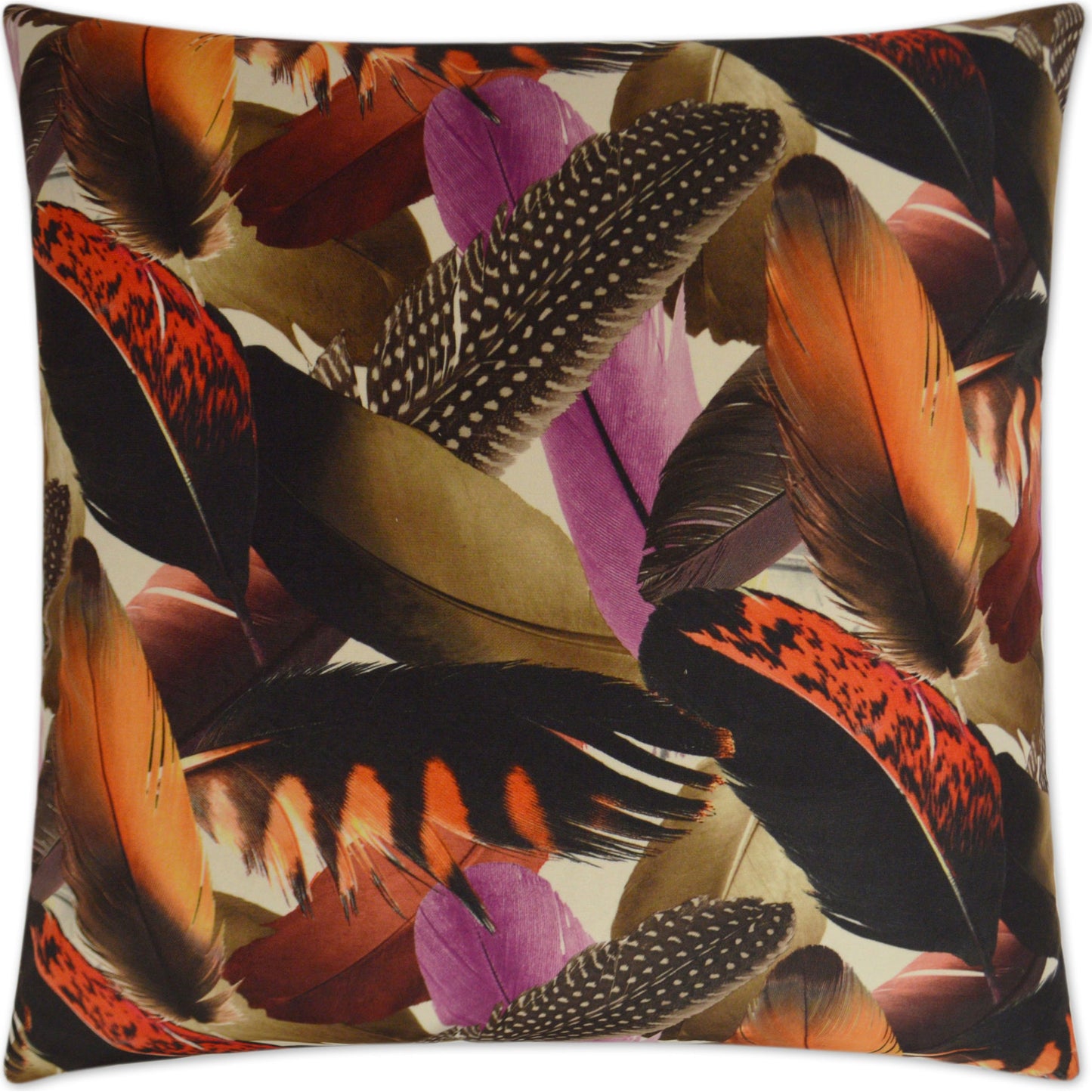 000 SR-739522 | Primary Silo | Quill by DV Kap Home in red, orange, brown, amazon. Made from 100% polyester in a eclectic & global style.