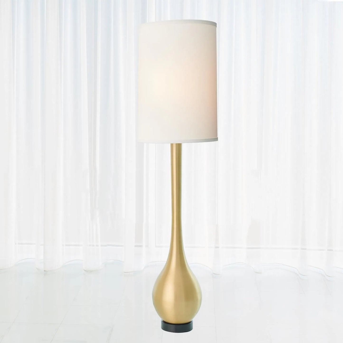 015 SR-700882 | Unknown | Bulb Floor Lamp by Global Views. Made from brass, granite in a transitional style.