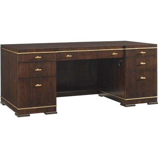 000 SR-835879 | Primary Silo | Paramount Executive Desk by Sligh. Made from unique in a traditional style.