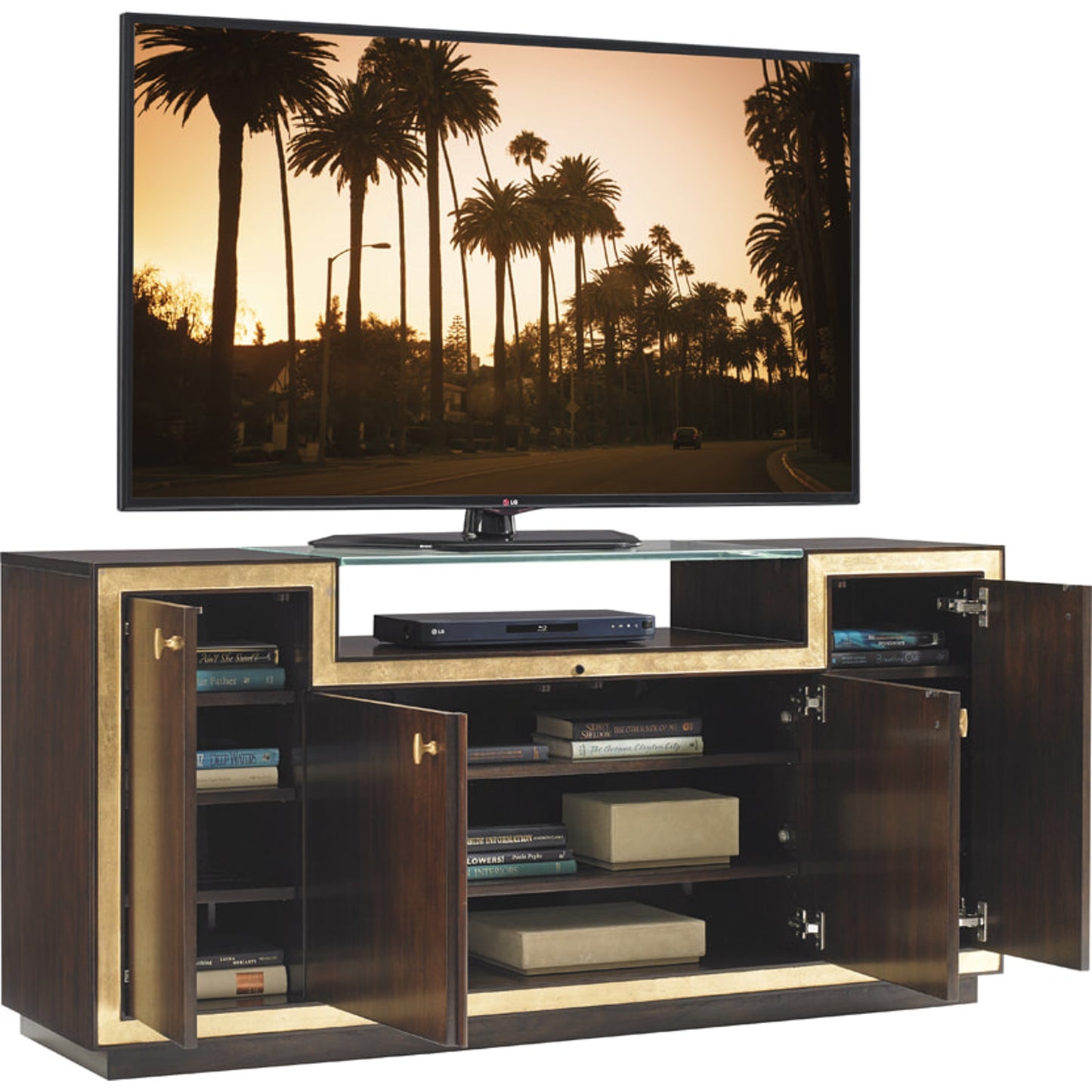 002 SR-835876 | Additional Silo | Palisades Media Console by Sligh. Made from unique in a transitional style.