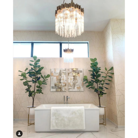 Matrix Pendant by Varaluz. Made from clear fluted glass in a transitional style.