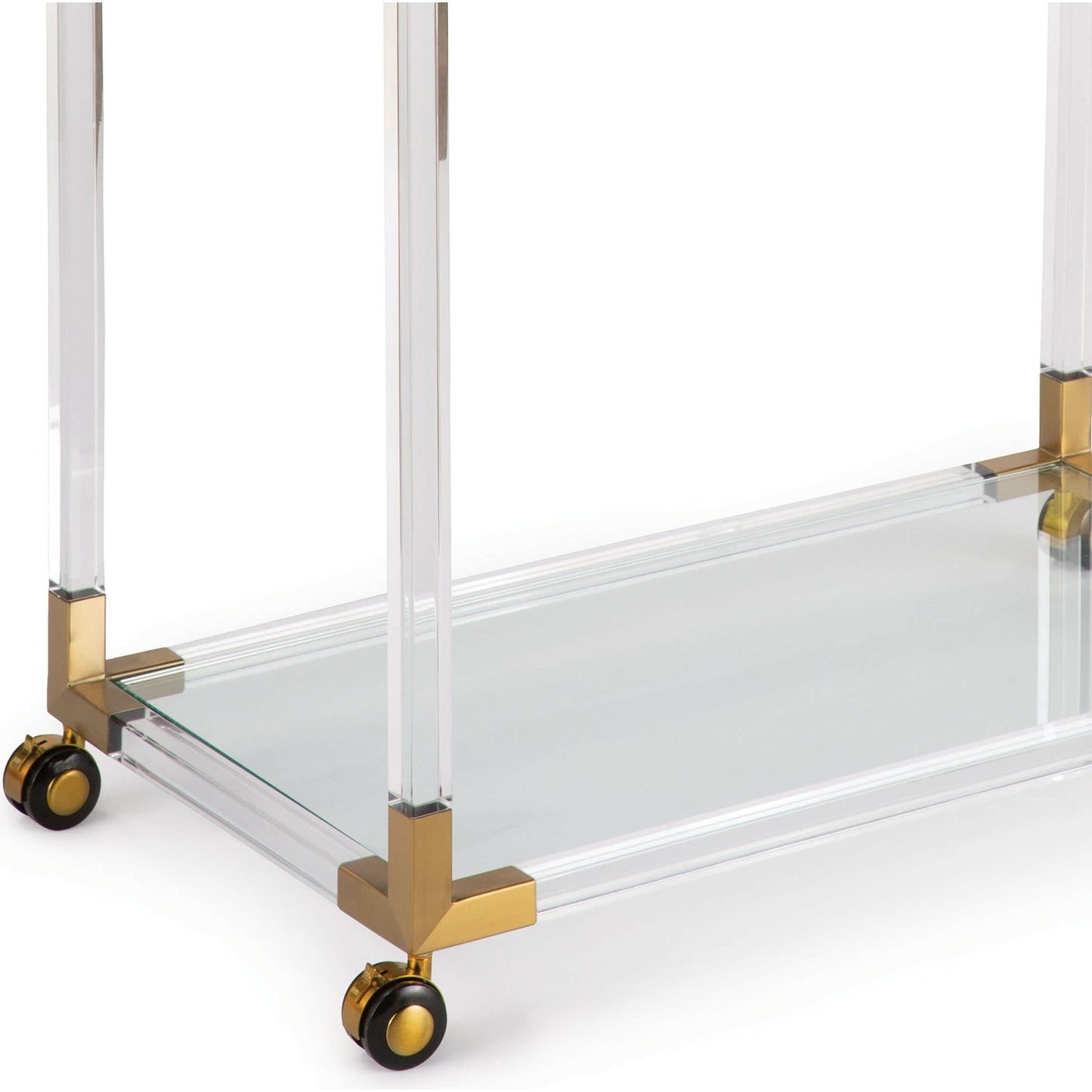 002 S-341469 | Additional Silo | Americano Bar Cart by Regina Andrew in clear and clear. Made from acrylic in a modern style.