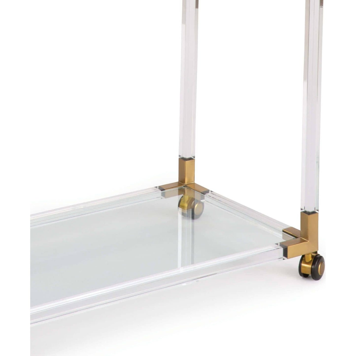 003 S-341469 | Additional Silo | Americano Bar Cart by Regina Andrew in clear and clear. Made from acrylic in a modern style.