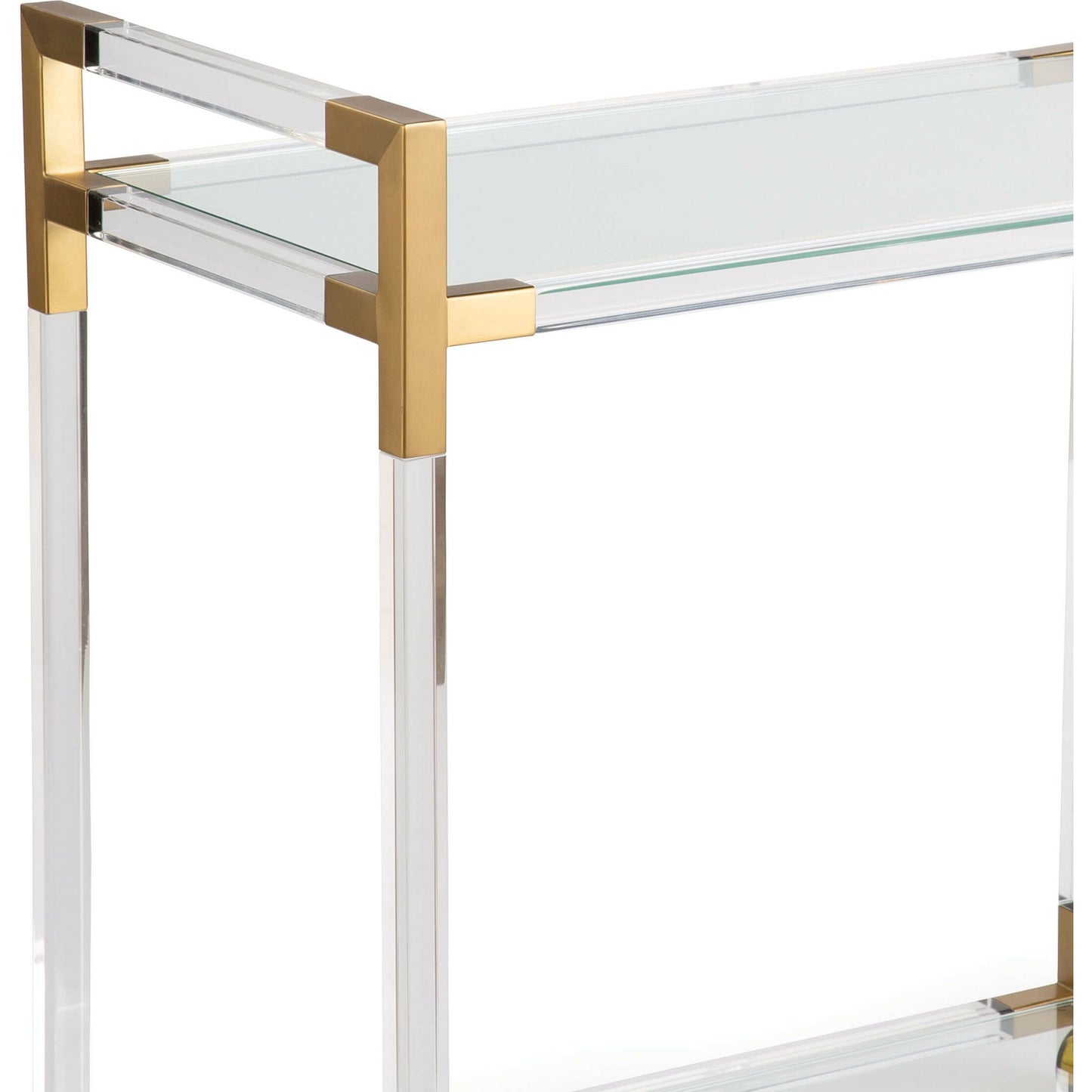 005 S-341469 | Additional Silo | Americano Bar Cart by Regina Andrew in clear and clear. Made from acrylic in a modern style.