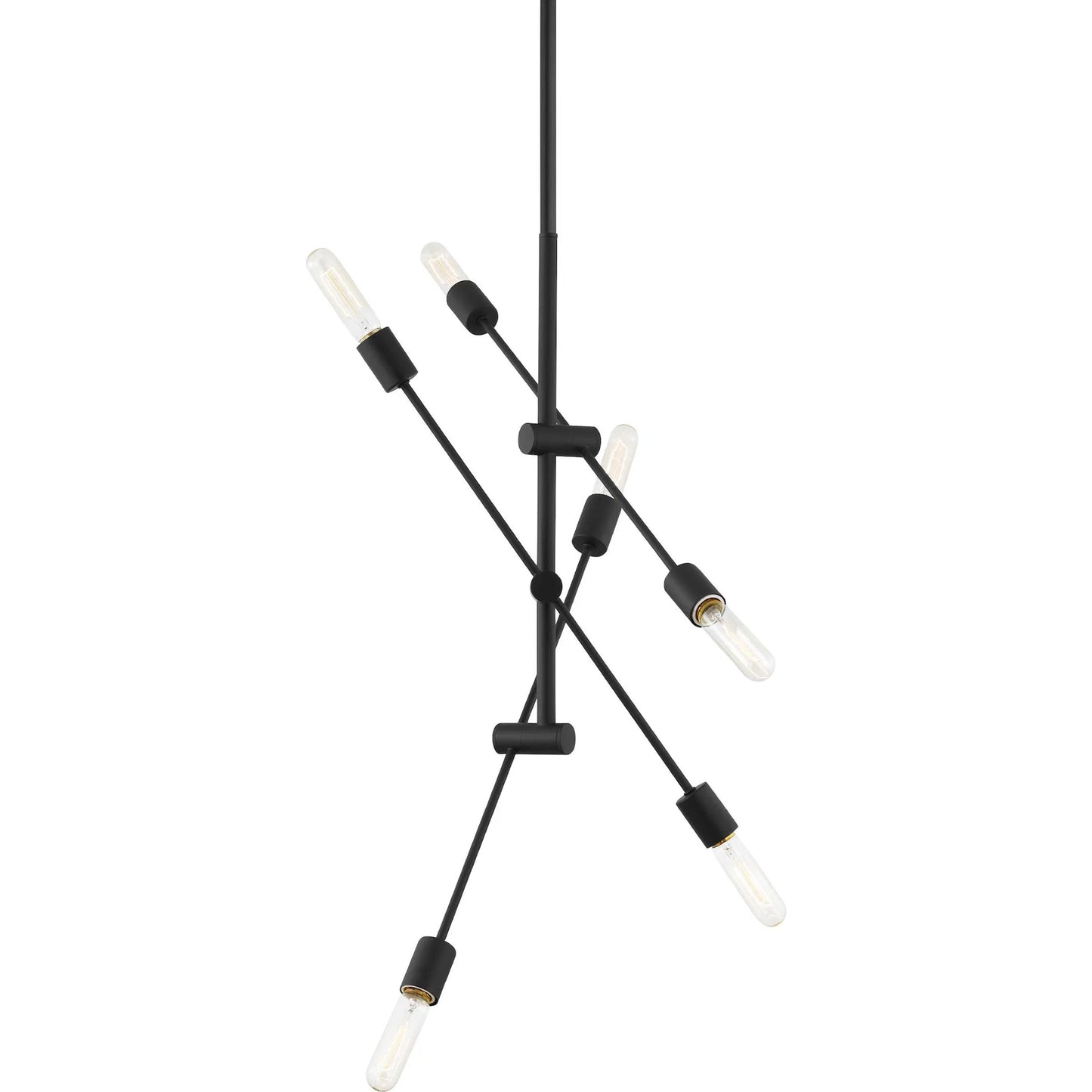 005 SI-2226042 | Unknown | Axis Six Light Medium Chandelier by Visual Comfort & Co.. Made from steel in a unique style.