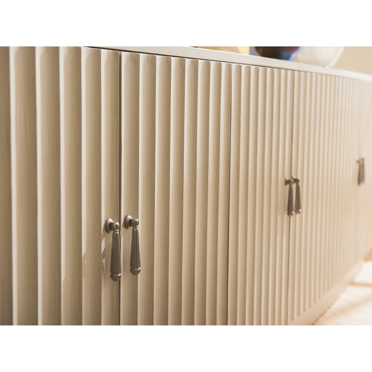 002 SI-1770842 | Additional Silo | San Marcos Media Console by Sligh in linen white. Made from unique in a transitional style.