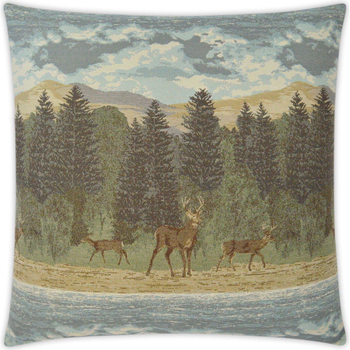 001 SR-740066 | Primary Silo | Windham by DV Kap Home in blue, green. Made from 100% polyester in a rustic style.