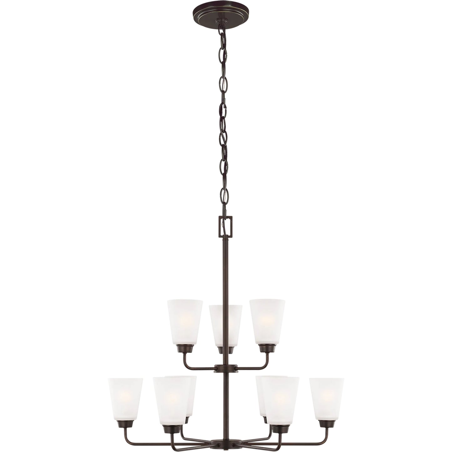 006 SI-2239246 | Primary Silo | Kerrville Nine Light Chandelier by Visual Comfort & Co.. Made from steel in a unique style.