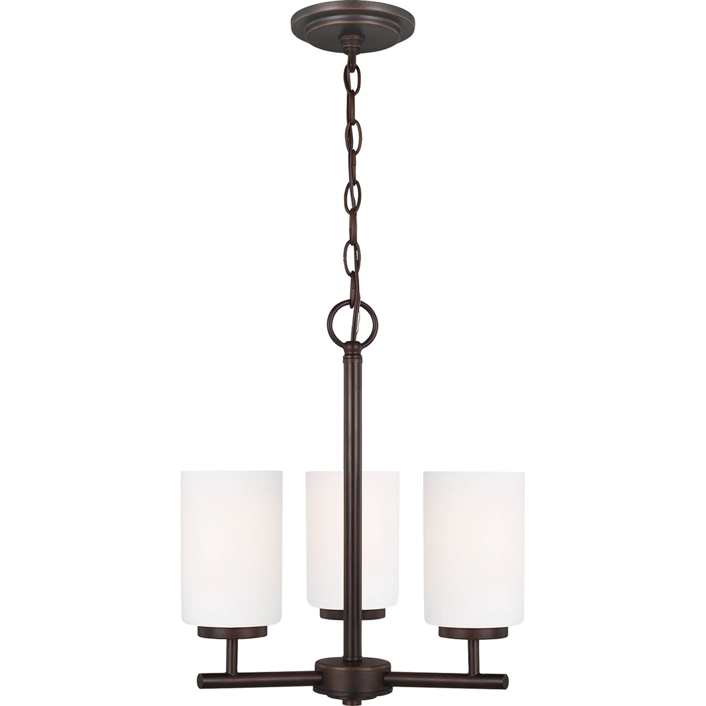 002 SI-2239256 | Primary Silo | Oslo Three Light Chandelier by Visual Comfort & Co.. Made from steel in a unique style.