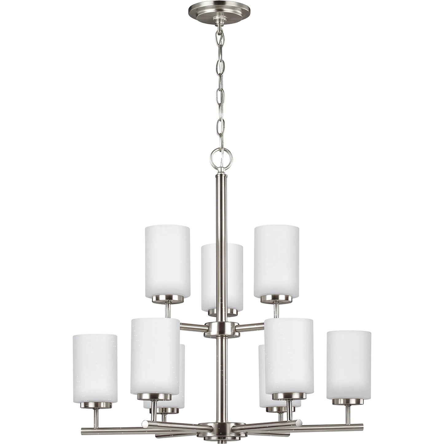 001 SI-2239273 | Primary Silo | Oslo Nine Light Chandelier by Visual Comfort & Co.. Made from steel in a unique style.