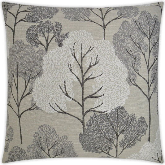 Trees Pillow by DV Kap Home in taupe, grey. Made from 100% polyester in a cottage & farmhouse style.