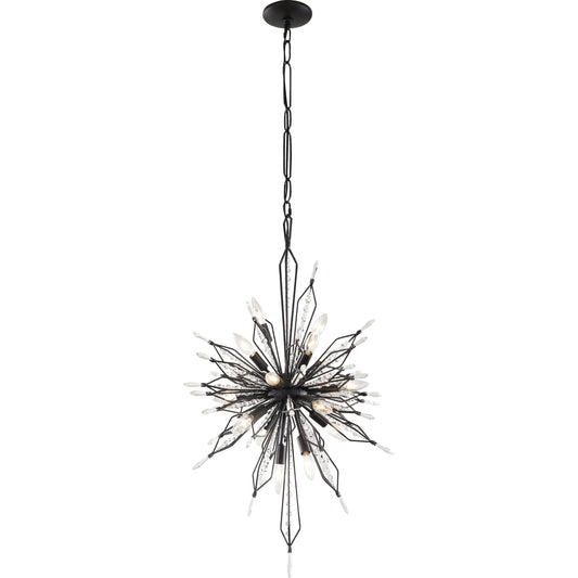 Orbital Foyer by Varaluz. Made from premium crystal in a modern style.