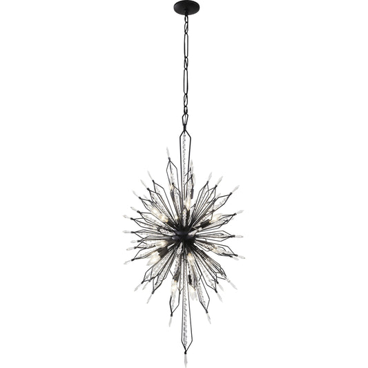 Orbital Foyer by Varaluz. Made from premium crystal in a modern style.