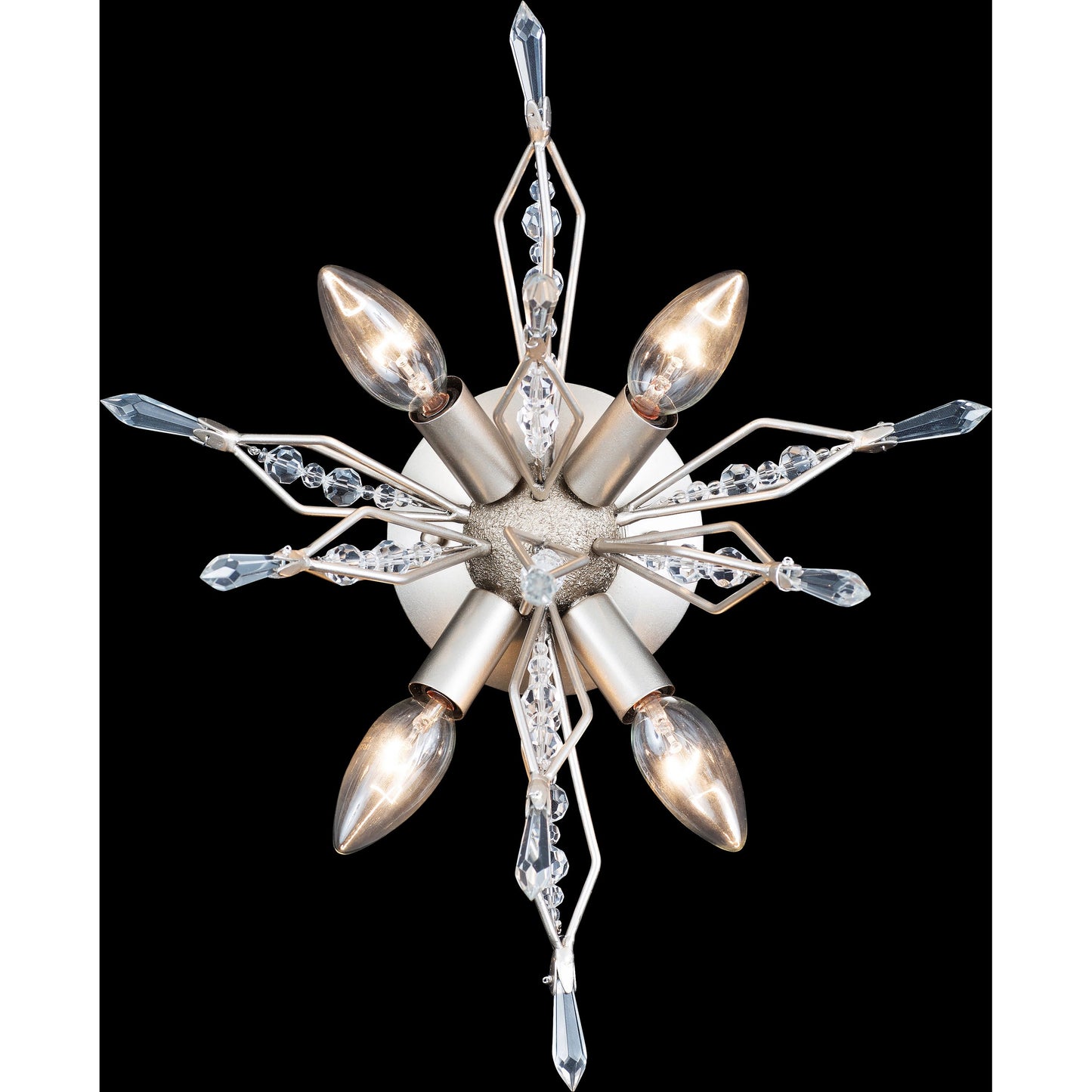 005 SR-818045 | Additional Silo | Orbital Sconce by Varaluz in gold dust. Made from premium crystal in a modern style.