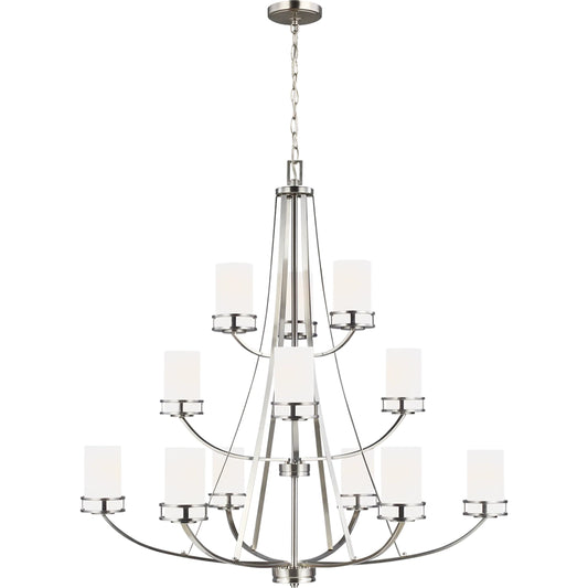 Robie Twelve Light Chandelier by Visual Comfort & Co.. Made from steel in a cottage & farmhouse style.