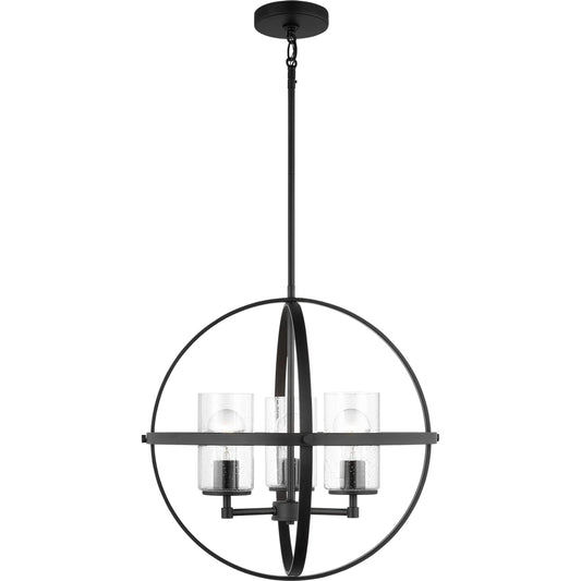 Alturas Three Light Chandelier by Visual Comfort & Co.. Made from steel in a modern style.