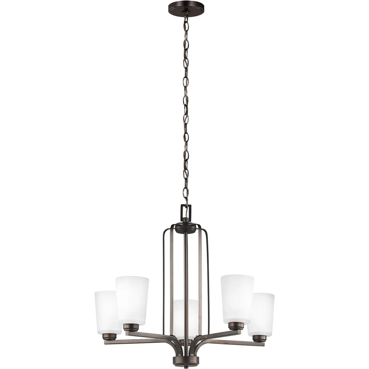 002 SI-2239405 | Primary Silo | Franport Five Light Chandelier by Visual Comfort & Co.. Made from steel in a unique style.