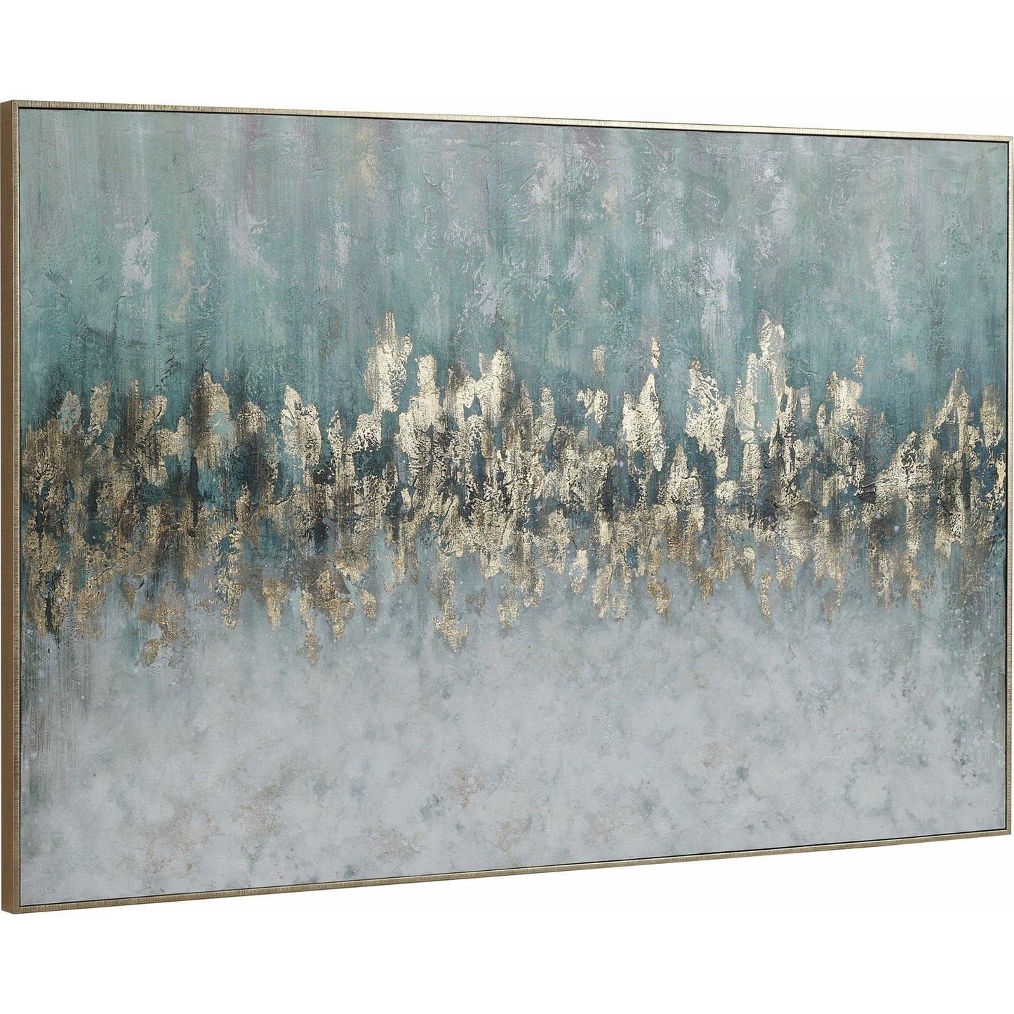 002 SR-766831 | Additional Silo | Divide Hand Painted Art by Uttermost in multi. Made from fir wood, canvas, pu frame in a modern style.