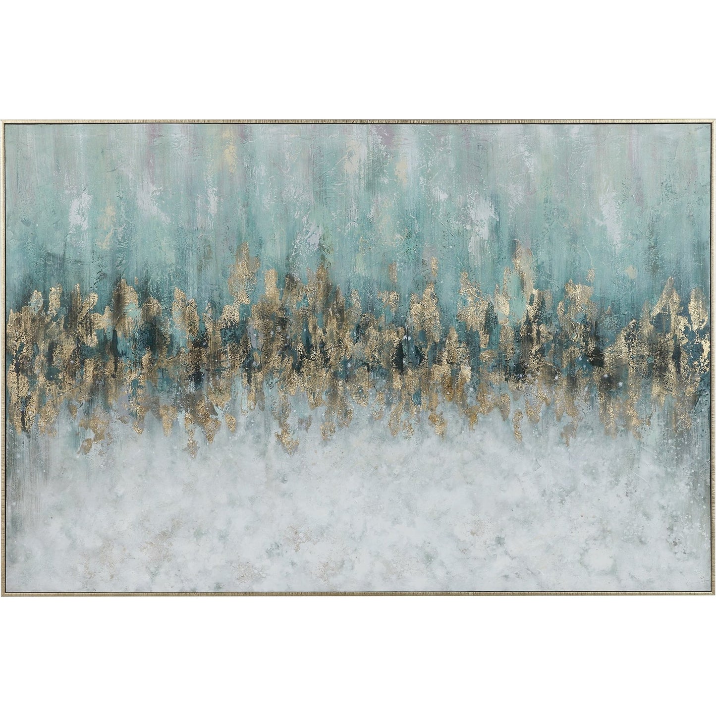 001 SR-766831 | Additional Silo | Divide Hand Painted Art by Uttermost in multi. Made from fir wood, canvas, pu frame in a modern style.