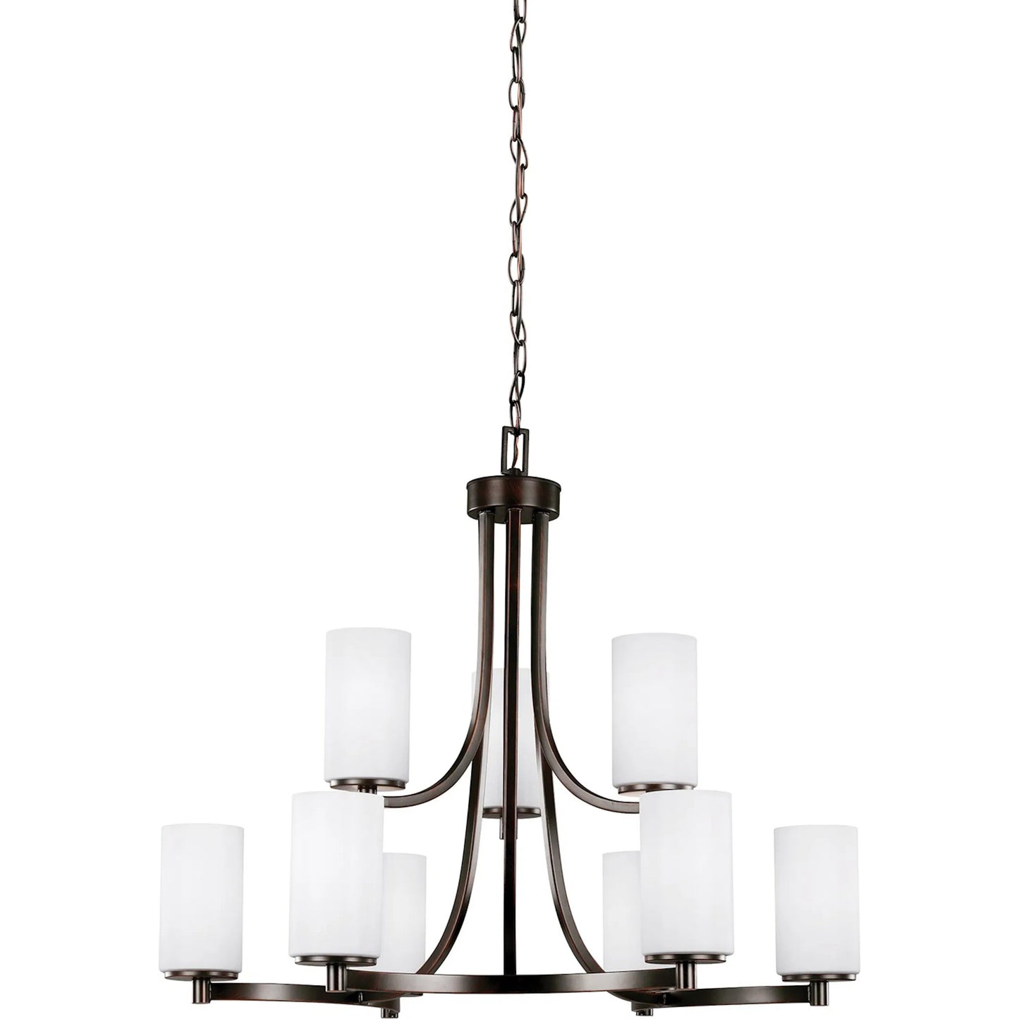 002 SI-2239463 | Primary Silo | Hettinger Nine Light Chandelier by Visual Comfort & Co.. Made from steel in a modern style.
