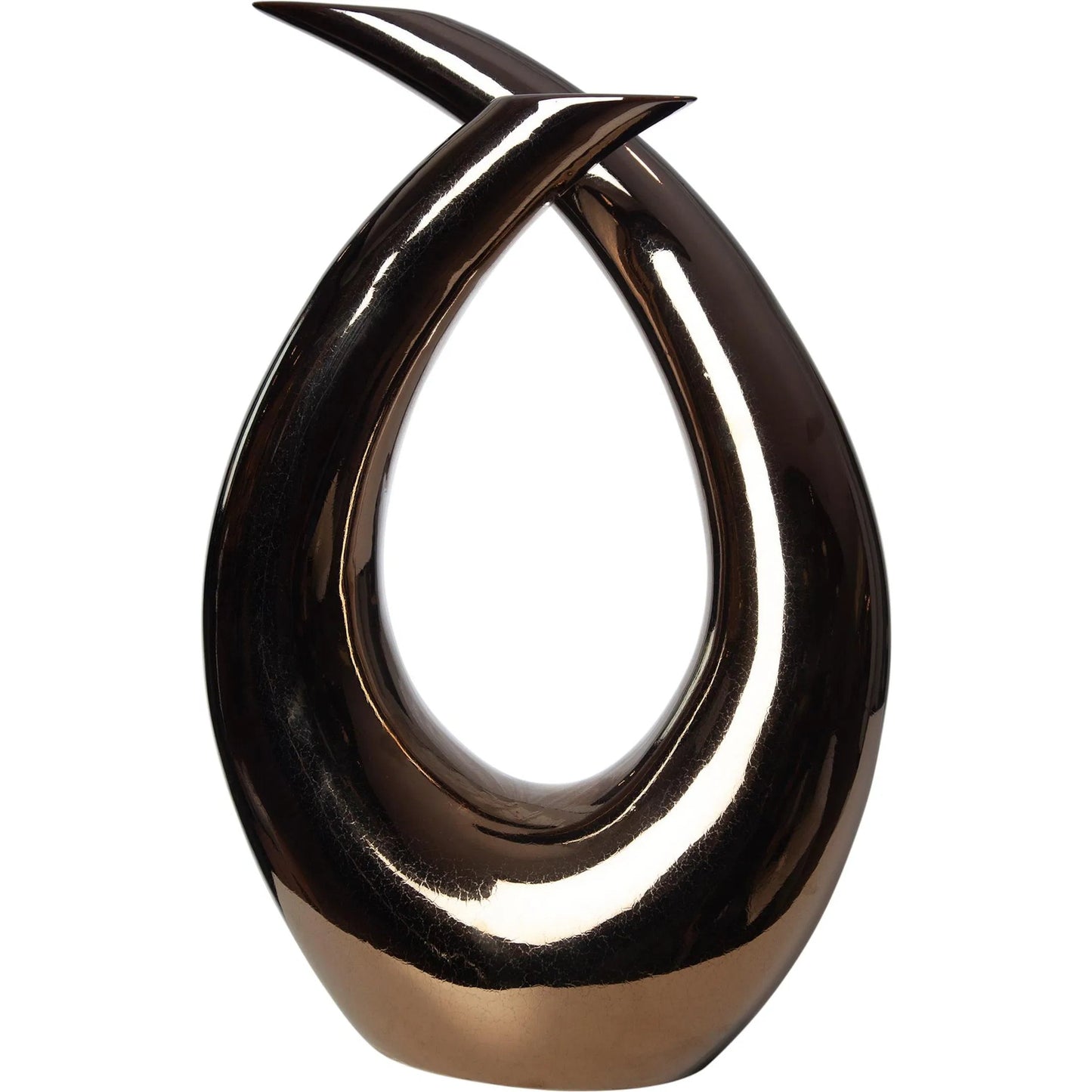 002 SR-701575 | Additional Silo | Loop Sculpture by Global Views. Made from ceramic in a modern style.