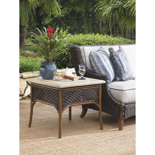 Island Estate Lanai Accent Table by Tommy Bahama Outdoor. Made from unique in a coastal style.