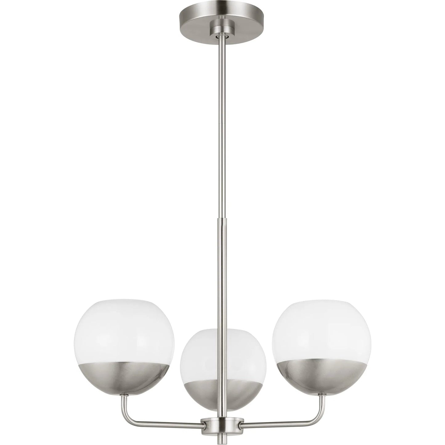 010 SI-2226128 | Unknown | Alvin Three Light Chandelier by Visual Comfort & Co.. Made from steel in a unique style.