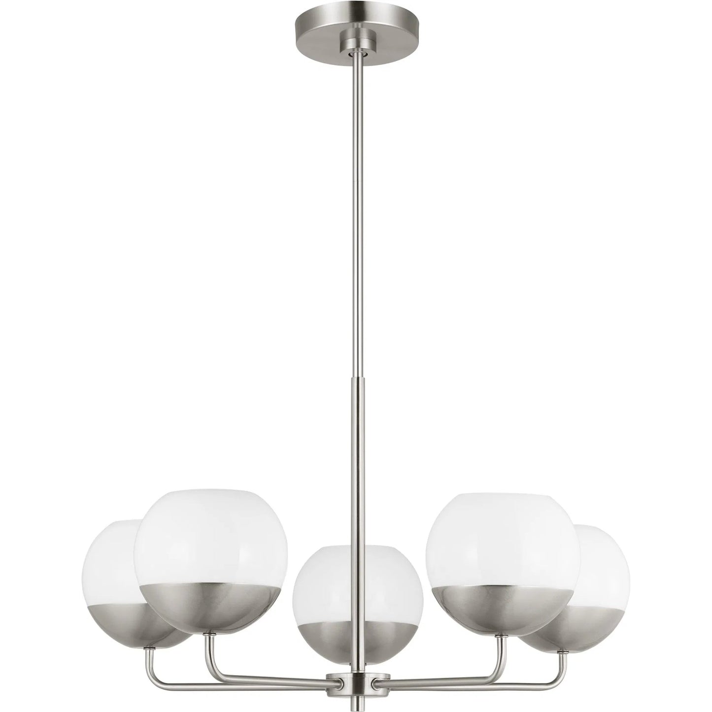 011 SI-2226134 | Unknown | Alvin Five Light Chandelier by Visual Comfort & Co.. Made from steel in a unique style.