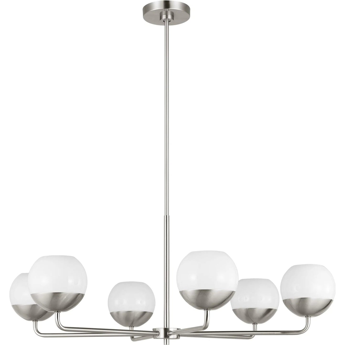 019 SI-2226140 | Unknown | Alvin Six Light Chandelier by Visual Comfort & Co.. Made from steel in a unique style.