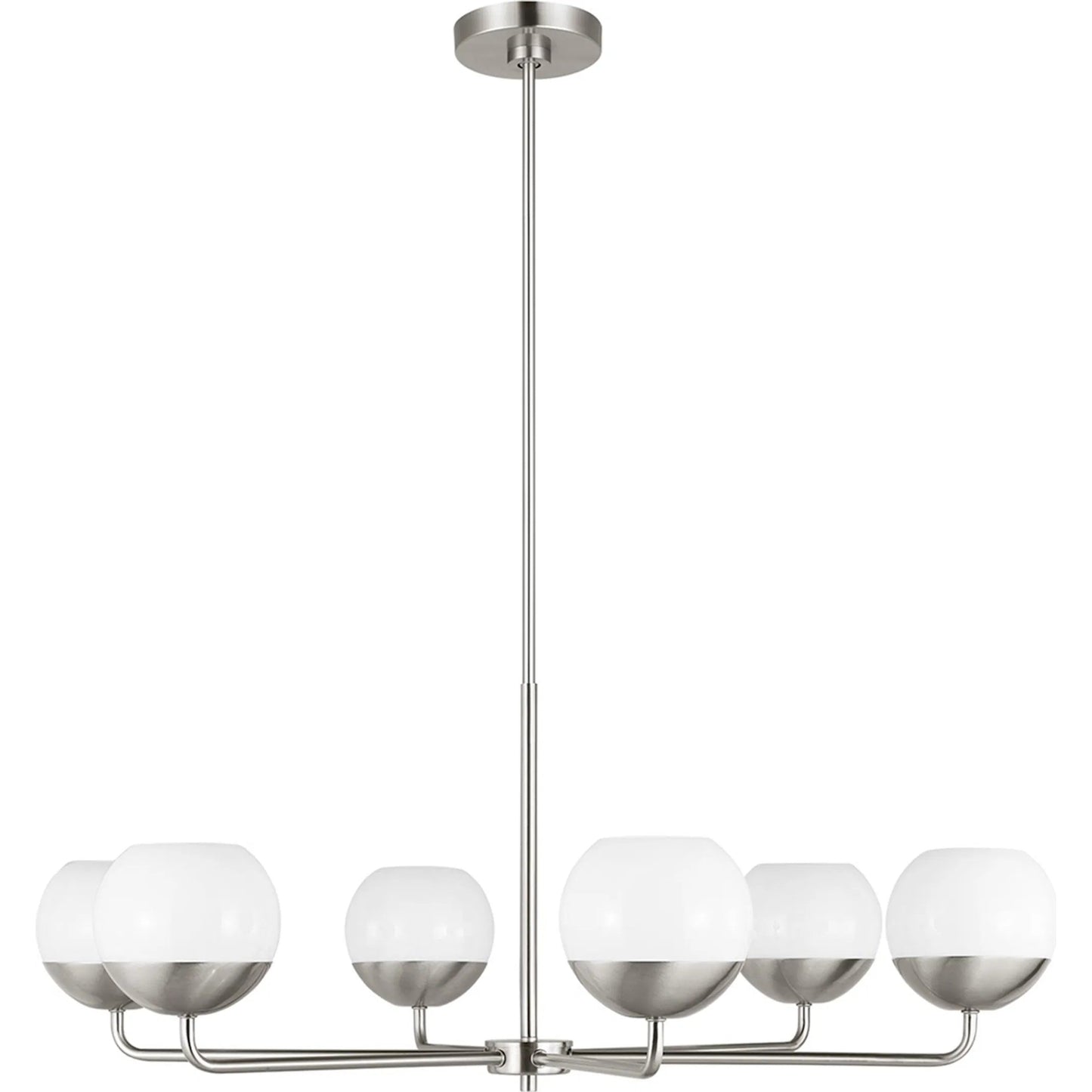 006 SI-2226140 | Primary Silo | Alvin Six Light Chandelier by Visual Comfort & Co.. Made from steel in a unique style.