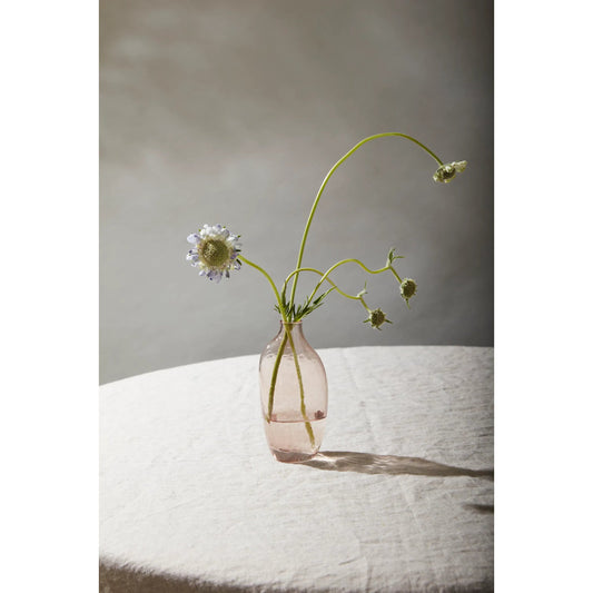 Brielle Budvase 2 (Set of 2) by Accent Decor in pink. Made from glass in a modern style.