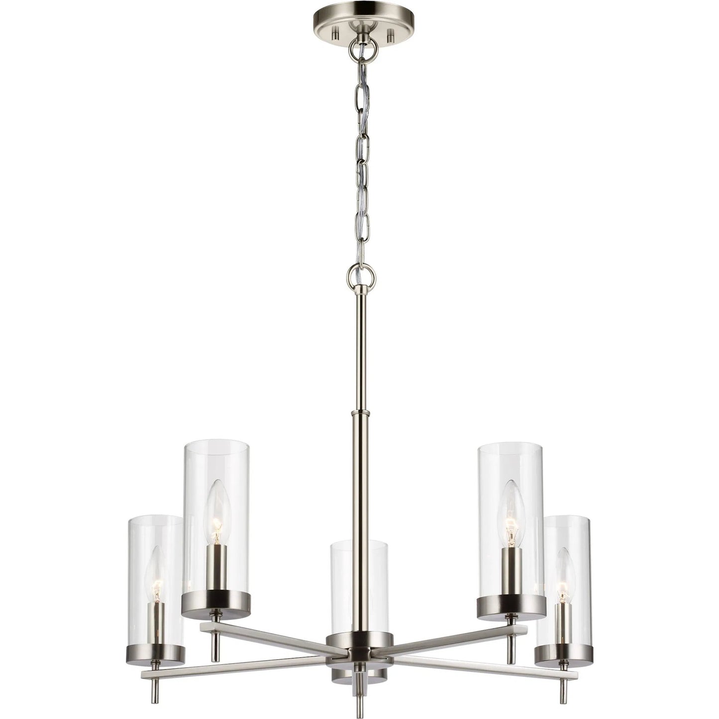 015 SI-2226184 | Primary Silo | Zire Five Light Chandelier by Visual Comfort & Co.. Made from steel in a unique style.