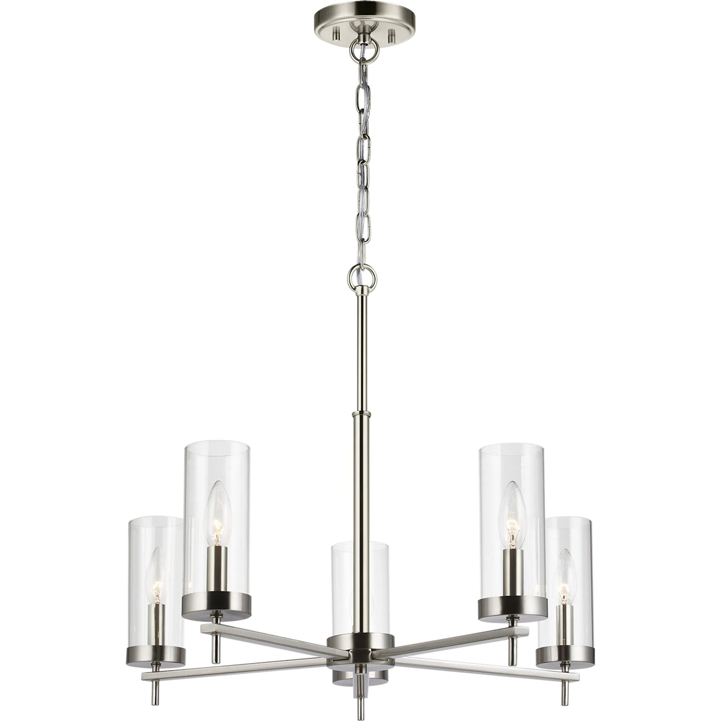 016 SI-2226184 | Primary Silo | Zire Five Light Chandelier by Visual Comfort & Co.. Made from steel in a unique style.