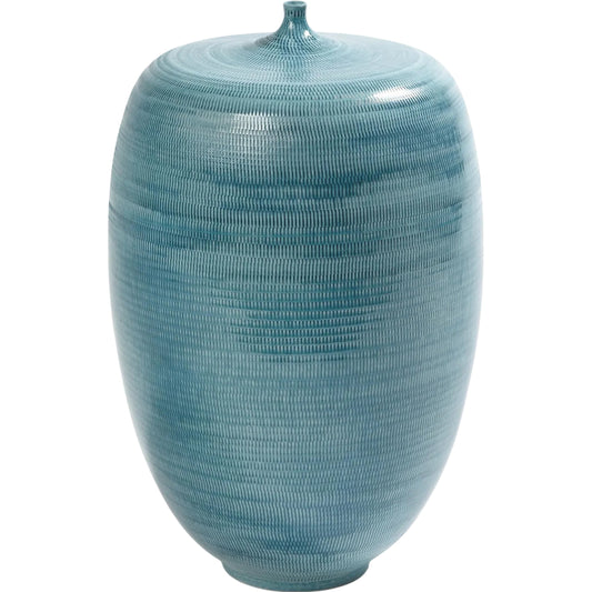 Fat Bottle by Global Views. Made from porcelain in a coastal style.