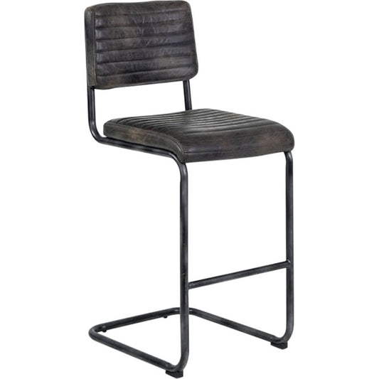 Dylan Bar Stool (Set of 2) by Regina Andrew. Made from leather in a modern style.